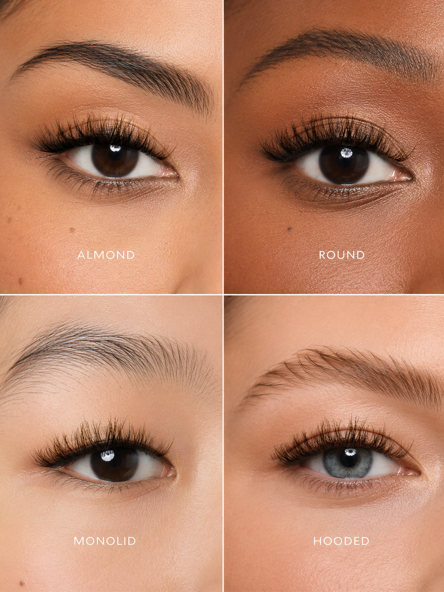 MAXCOMFI Iris Dark Brown Bunny Eye Aesthetics Lash Cluster Kit