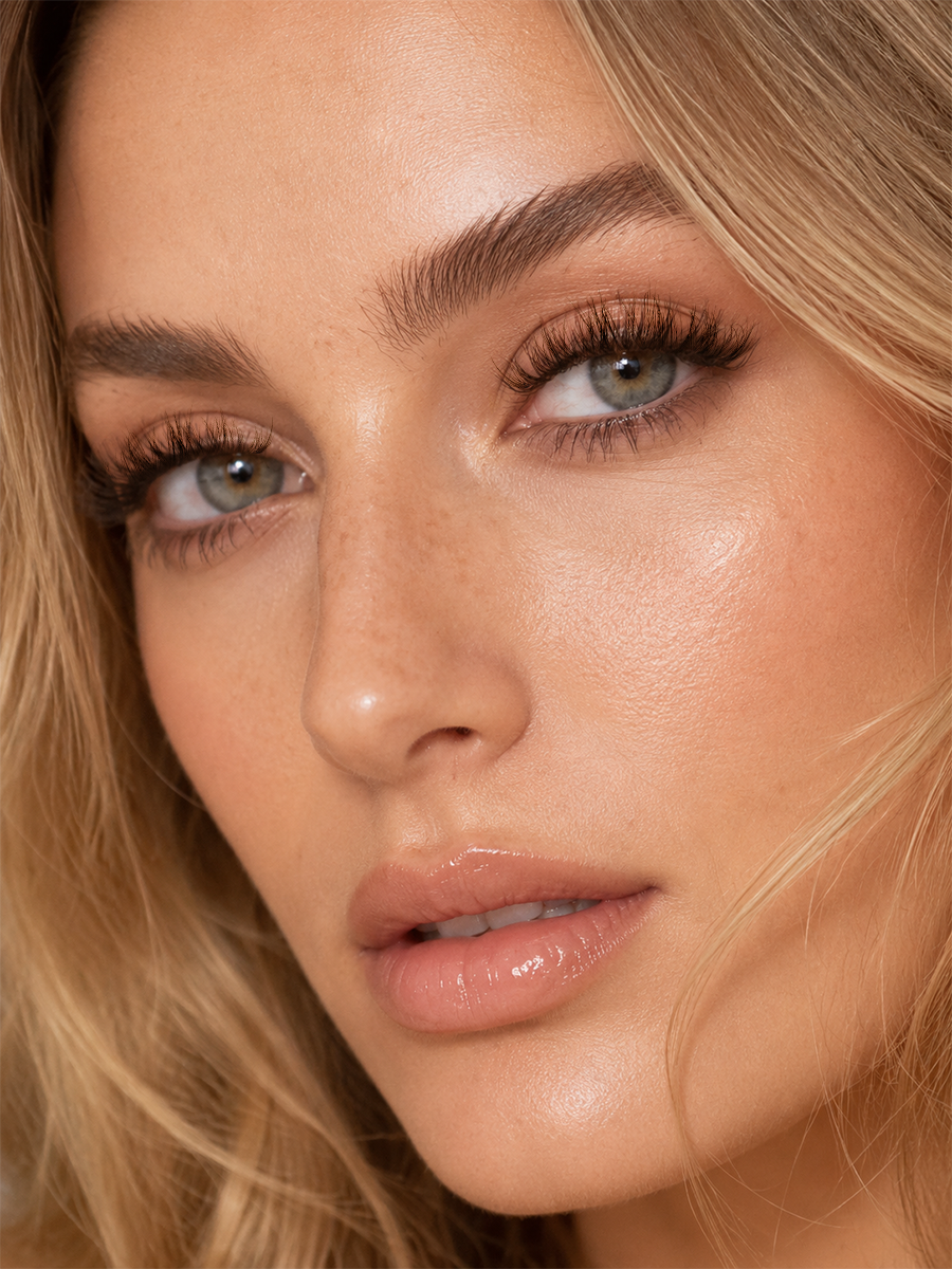 MAXCOMFI Iris Dark Brown Bunny Eye Aesthetics Lash Cluster Kit