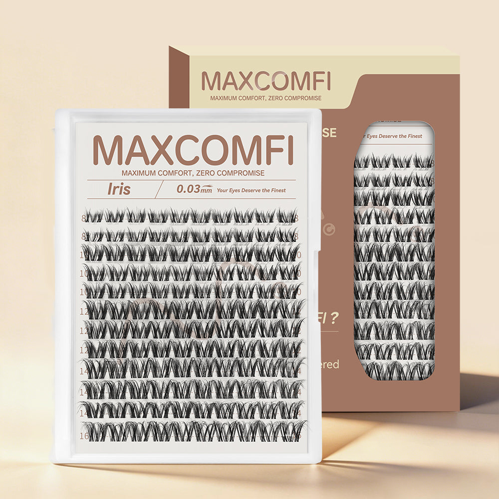 MAXCOMFI Iris | SCULPTLASH™ Winged Glam Cluster Lash Only