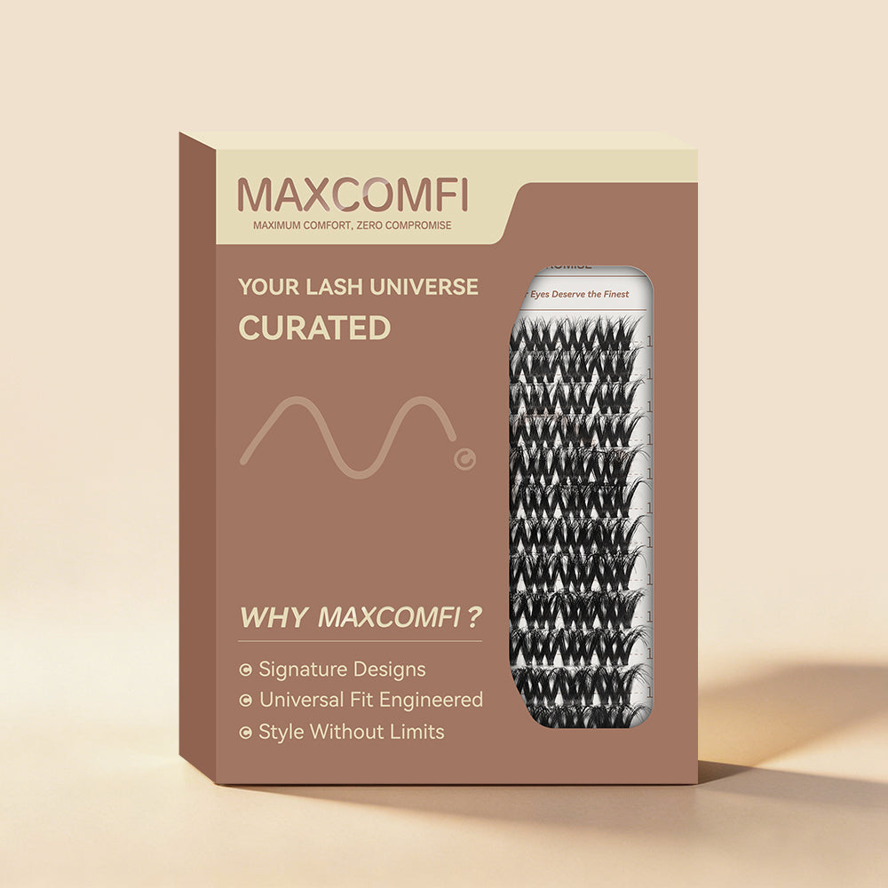 MAXCOMFI Astra | ZEROFEEL Wispy Invisible Cluster Lash Only