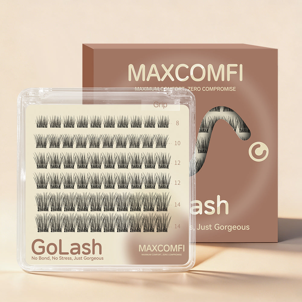 MAXCOMFI Grip | GOLASH™ 3-Second Natural Cluster Lash Only