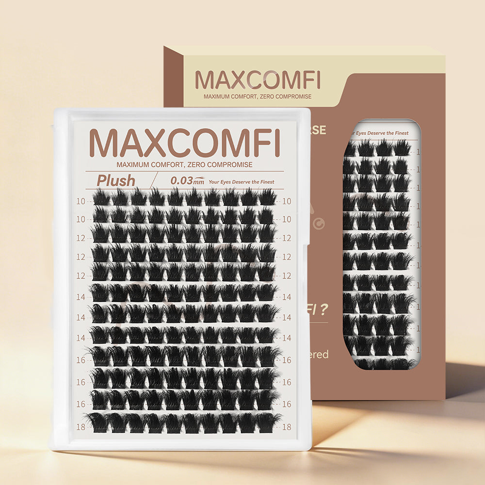 MAXCOMFI Plush | DOLLEYE™ Fluffy Volume Cluster Lash Only