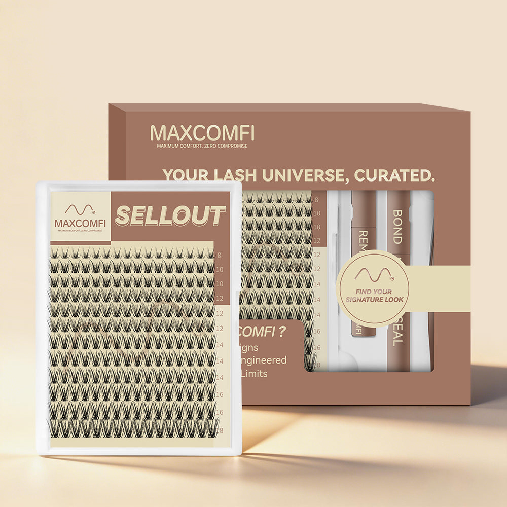 MAXCOMFI Sellout | SCULPTLASH™ Featherlight Winged Cluster Lash Kit