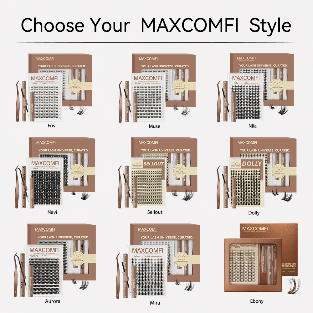 Maxcomfi Lash Clusters Customized Kit