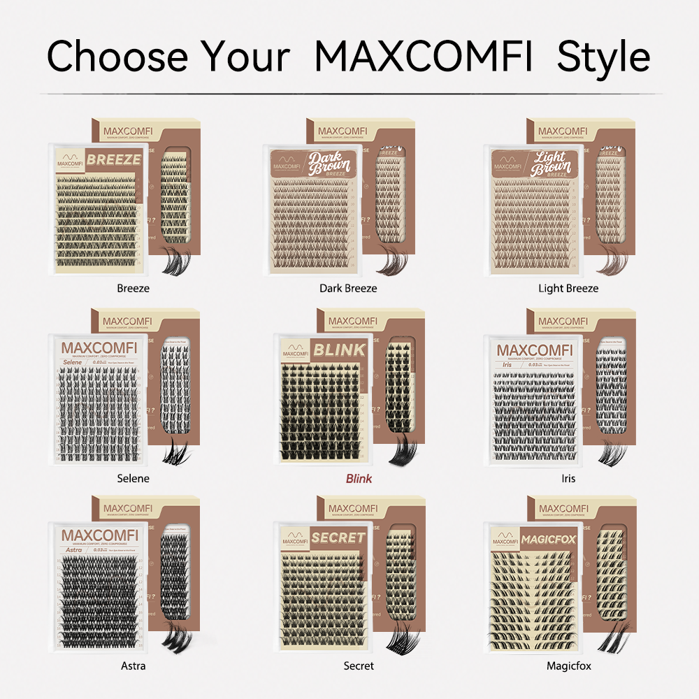 Maxcomfi Lash Clusters Customized Lash Cluster Only