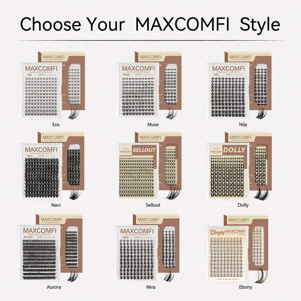 Maxcomfi Lash Clusters Customized Lash Cluster Only