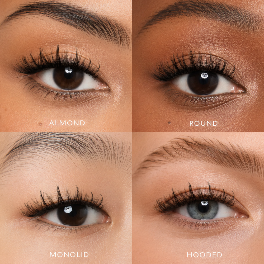 Ebony Layered Black & Brown Lash Clusters Only
